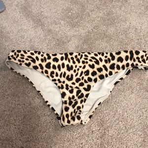 Victoria Secret Pink Mini Cheetah Swim Bottoms